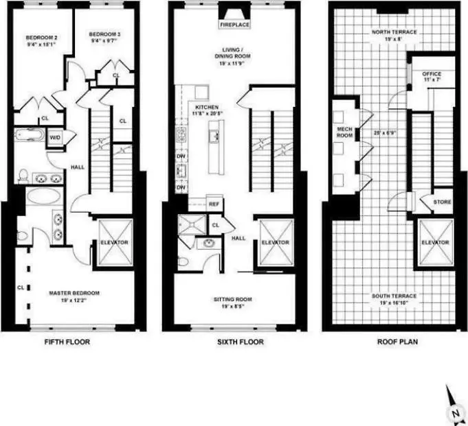 Penthouse Hell'S Kitchen Apartment New York 0*,  United States